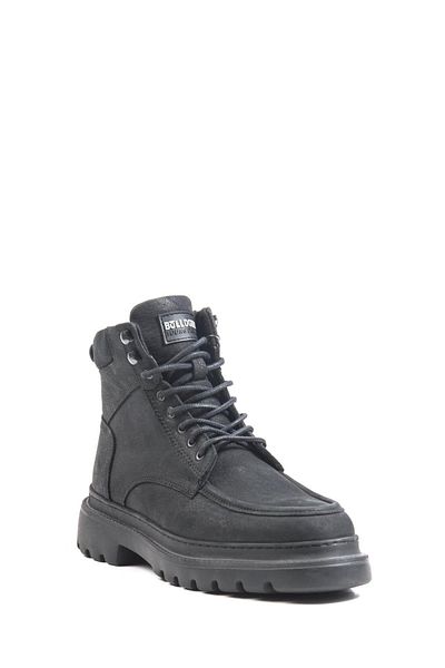 Bulldozer 240109 Μαύρες ανδρικές μπότες Nubuck