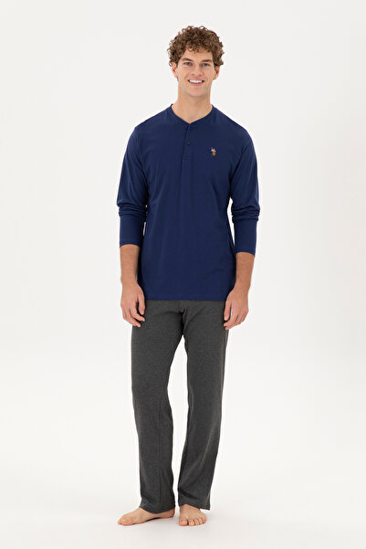 U.S. Polo Assn. Erkek Lacivert Pijama Takımı 50301731-VR033