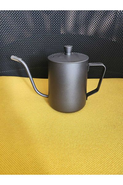 ALOHA Black Barista Kettle - 600 ml Coffee Brewing Hand with Lid