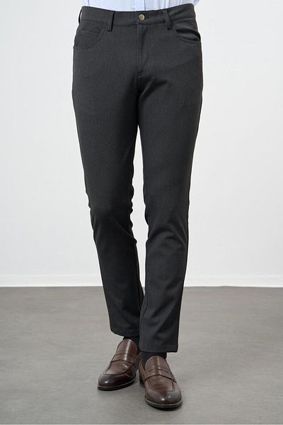 İmza Dark Anthracite Stretchy 5 Pocket Casual Slim Fit 5 Pocket Pants 1003245161