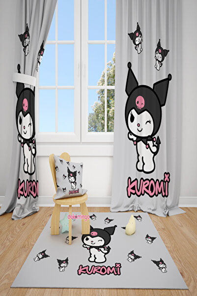 dekomingo ستارة غرفة الأطفال والرضع باللون الرمادي كورومي 2 أجنحة