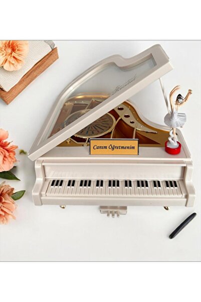 HEDİYEBİZİZ Öğretmenler Günü'ne Özel Piyano Müzik Kutusu Büyük Boy