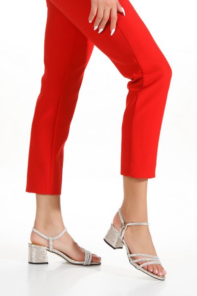 UYEGE Brilliant Series Stone Ankle Strap Women's Heeled Shoes