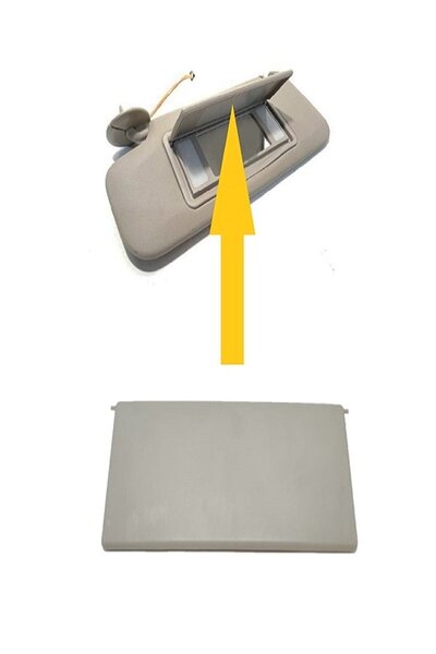 Genel Markalar Chevrolet Cruze Güneşlik Ayna Kapağı Gri