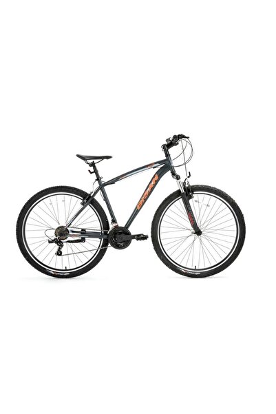 Bisan LEON ERKEK DAĞ BİSİKLETİ 46CM V 26 JANT 21 VİTES MAT GRİ TURUNCU