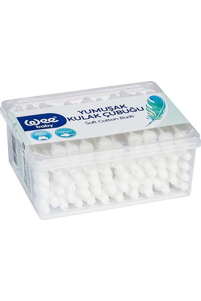 Wee Baby Safety Ear Swabs 60 Pk (Wee-894) (Set of 3)