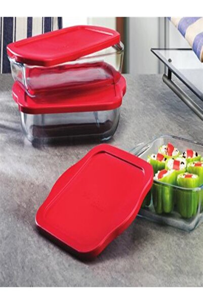 Paşabahçe Isı Yalıtımlı Çanta Ve Plastik Kapaklı Kare Tepsi 33 CM X 19 CM