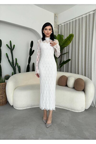 conconmoda Charlie Dantel Uzun Elbise