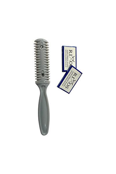 Croc Su01 Gray Hair Cutting Razor - Razor Comb(+10 Razors)