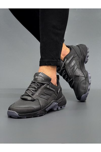 homiro Pantofi sport unisex impermeabili cu talpă din polietilenă-negru