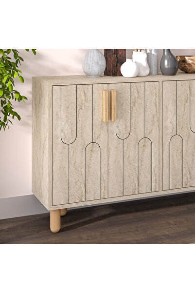 MERT SERT MOBİLYA Vincent Konsol,Çok Amaçlı Dolap, Ayakkabılık,Kahve Köşesi,Kitaplık,Tv Sehpası