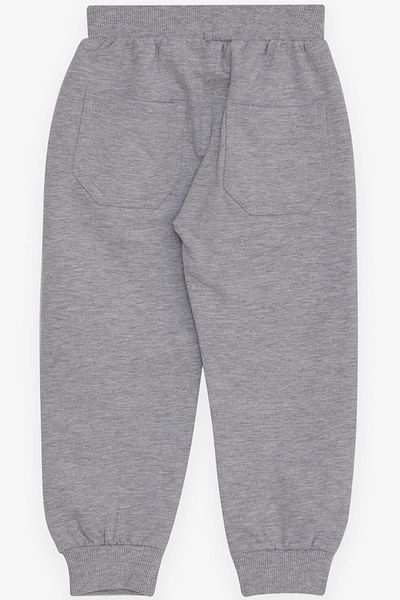 Breeze Boy's Sweatpants with Pockets, Age 3-8, Light Gray Melange