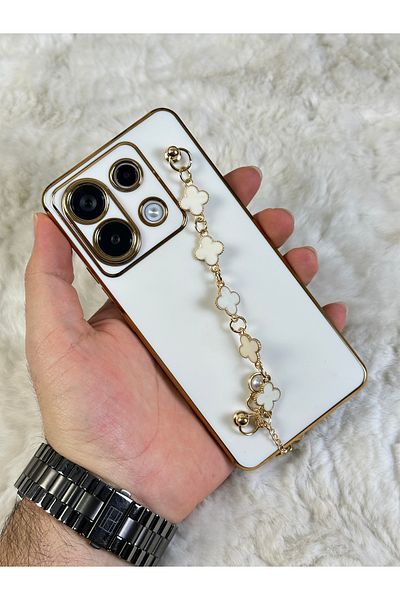 Vip Case Redmi Note 13 Pro 5g (في الخارج) - حامل يد من السيليكون لحماية الكاميرا من الأوساخ مع مقبض