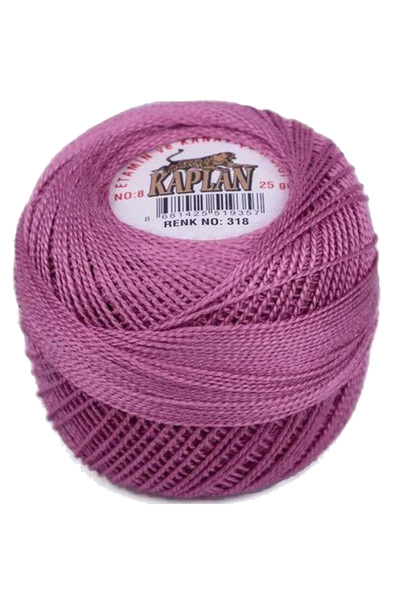 Marsilyan خيط النمر إيتمين والغرزة المتقاطعة رقم 8 كود / اللون: 318 - Royaleks