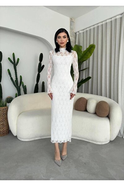 conconmoda Charlie Dantel Uzun Elbise