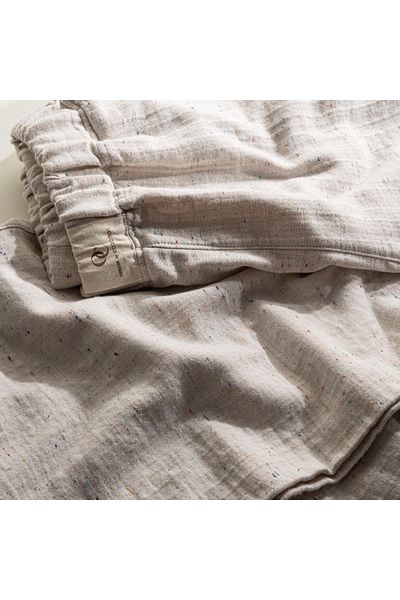 Ecocotton Γυναικείο Σετ Alinda - 100% Οργανικό Μπεζ Βαμβακερή Μουσελίνα