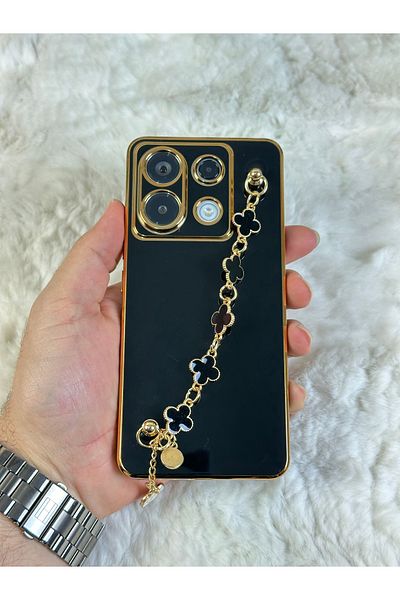 Vip Case Redmi Note 13 Pro 5g (في الخارج) - حامل يد من السيليكون لحماية الكاميرا من الأوساخ مع مقبض