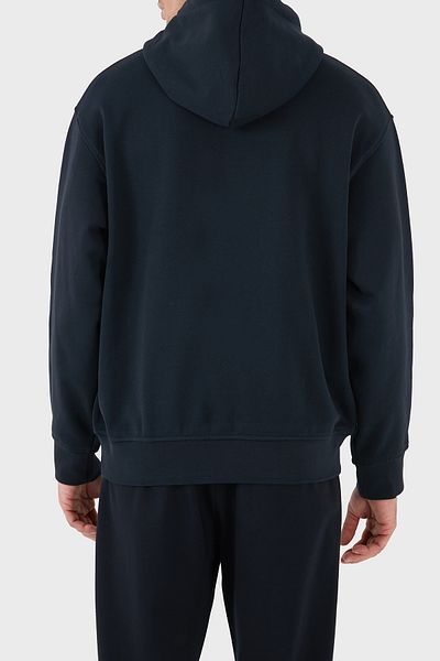 Armani Exchange Men's Sweat 6Dzmje Zj4Xz - Cotton Blend, Hooded Neck, Regular Fit Sweatshirt