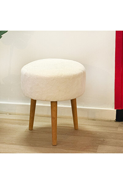 Weblonya Puf Peluş Sandalye 3 Ayaklı Puf Koltuk 5513
