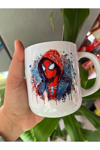 EyER Shoping Örümcek Adam Spiderman Baskılı Kupa Bardak (kişiselleştirilebilir)