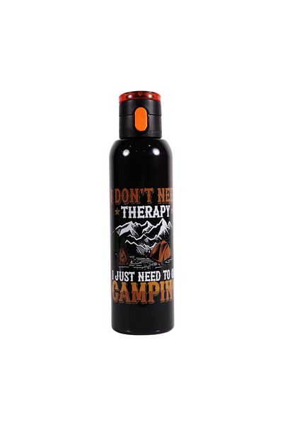 Herevin 161407 -839 750 ml Patterned Water Bottle with Strap