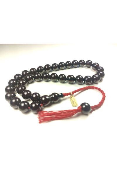 İskeçe Exclusive Osama Omari Master - 50 Years Old Imame Countersunk German Rosary Certified 6035