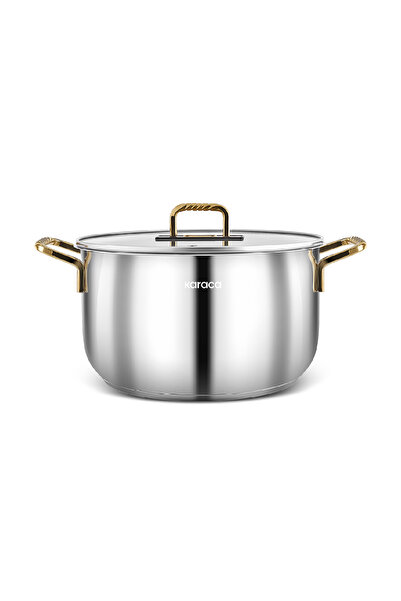 Karaca Maçka İndüksiyon Tabanlı Çelik Tencere 26 Cm Gold