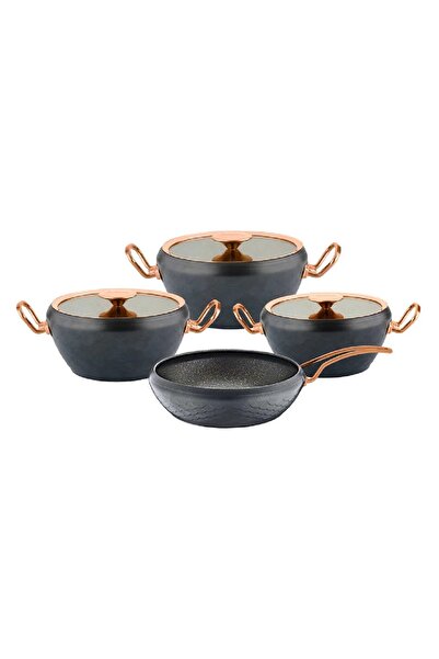 OMS Collection Sirena Granit Tencere Takımı 3540-1