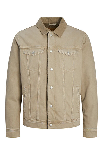 Jack & Jones 12259201 Лляна куртка - з хутряною підкладкою