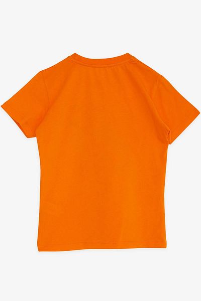 Breeze T-Shirt για αγόρι 5-10 ετών - Skateboard Printed, Πορτοκαλί