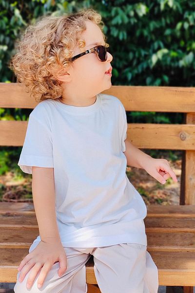 Breeze T-Shirt για αγόρι Basic 4-14 ετών, Λευκό