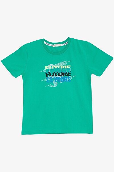 Breeze Дівчата та хлопчики Футболка для хлопчиків з кольоровим принтом 8-14 років, зелена