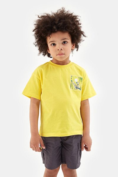 Nebbati Bg Store Boy Yellow Tshirt 23Ss1Nb3555