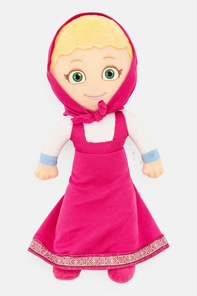 Masha and the Bear Masha 28 cm Soft Toy, Pink Combo