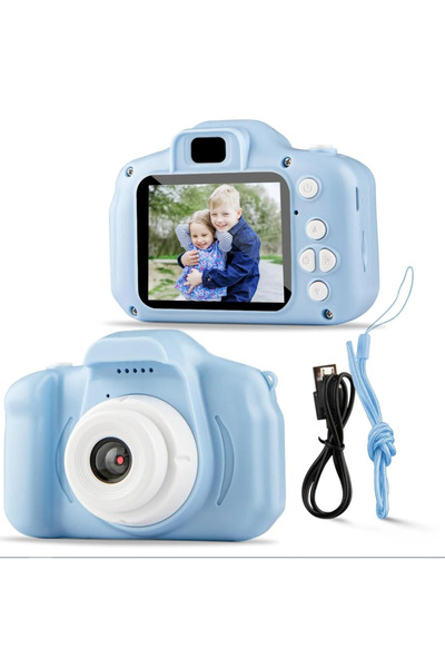 qasul Mini Eğitici Çocuk Dijital Fotoğraf Makinesi 5 Adet Oyun+video+fotoğraf...