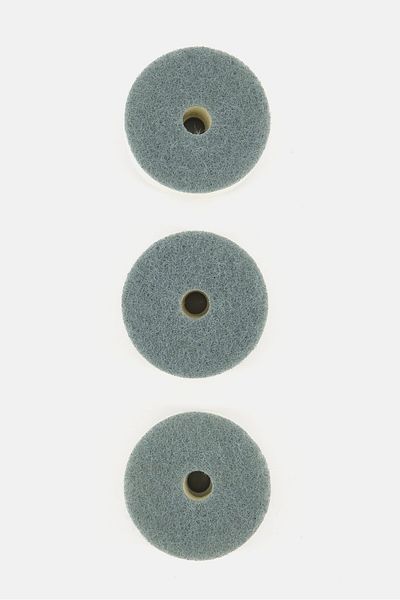 masterclass Pack Of 3 Spare Scrubbing Dish Brush Heads, Grey