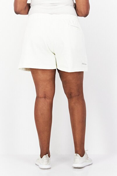 adidas Women Plus Size Sportswear Fit Brand Logo Training Shorts, White