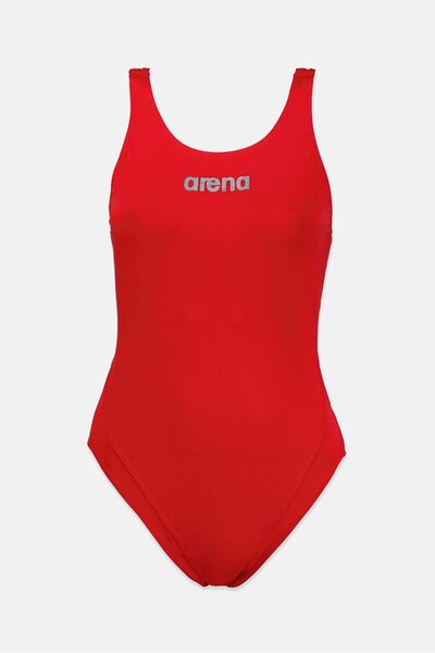 ARENA ملابس سباحة نسائية مكونة من قطعة واحدة بشعار العلامة التجارية وظهر عضلي...