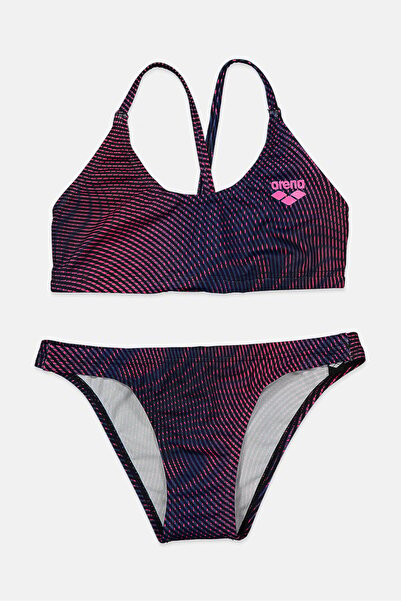 ARENA بيكيني نسائي مكون من قطعتين، الجزء السفلي والجزء العلوي، باللونين الأسو...