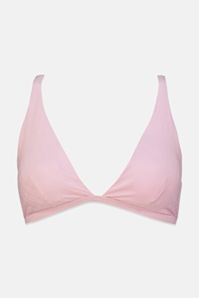 VILEBREQUIN الجزء العلوي من بيكيني مبطن ومزخرف للنساء، لون وردي كوارتز