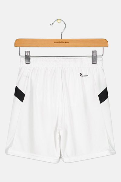 hummel Kids Boy Sportswear Fit Brand Logo Training Shorts, White