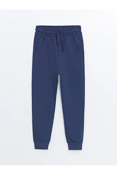 LC Waikiki Lcw Kids Light Beige Printed Crew Neck Long Sleeve Sweatshirt and Sweatpants Set for Baby Boy - Set of 2