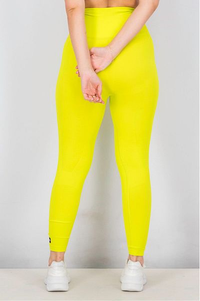 adidas Women Textured Sculpt Tights, Neon Green