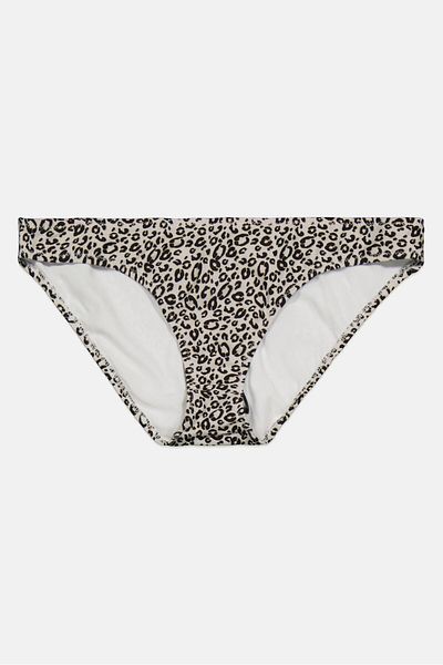 DOROTHY PERKINS Women Animal Printed Bikini Bottom, White