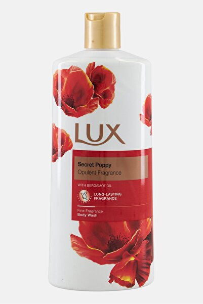 LUX Secret Poppy Body Wash with Bergamot Oil 600ml, Red
