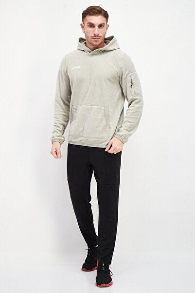 UMBRO Men Sportswear Fit Long Sleeve Running Hoodies, Light Grey