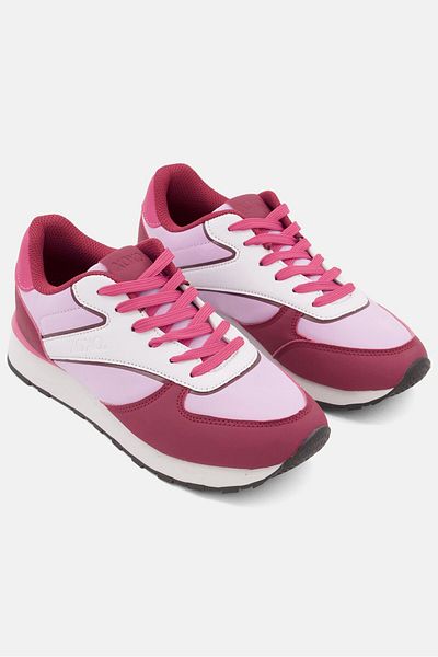 XOXO Women Lace Up Running Shoes, Red