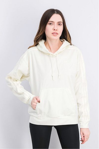 adidas Women Sportswear Fit Long Sleeve Training Sweater, Ivory