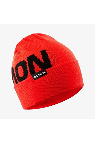 Salomon Lc2152900 Hermitage Beanie Unisex Beanie Orange
