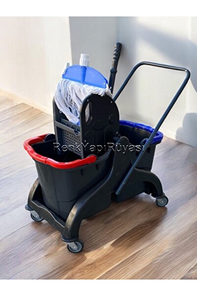 RENK YAPI RÜYASI HASTANE TEMİZLİĞİ İÇİN ENDÜSTRİYEL ÇİFT KOVALI KALİTELİ KAT ...